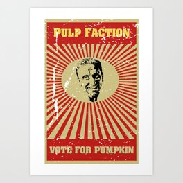 Pulp Faction: Pumpkin Art Print