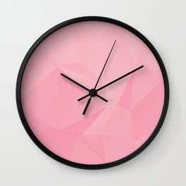 Pink Blush Pastel Abstract Wall Clock | Aestheticpink, Pastelpink, Blushpink, Cute, Colors, Digital, Pop Art, Vintage, Painting, Pinkblush 