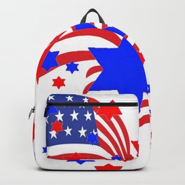 PATRIOTIC JULY 4TH AMERICAN FLAG ART Backpack