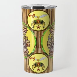 Shriner Happy Tiki #1 Travel Mug