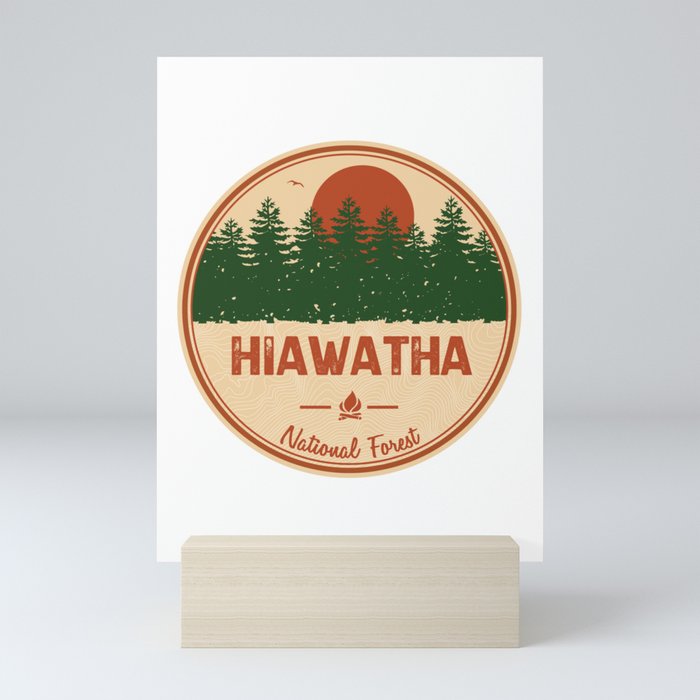 Hiawatha National Forest Mini Art Print