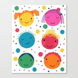 Happy Kids Canvas Print