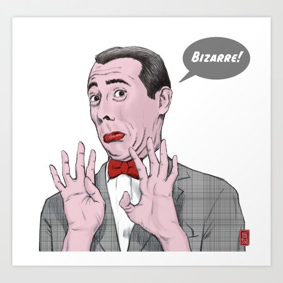 Pee Wee Herman #1 Art Print