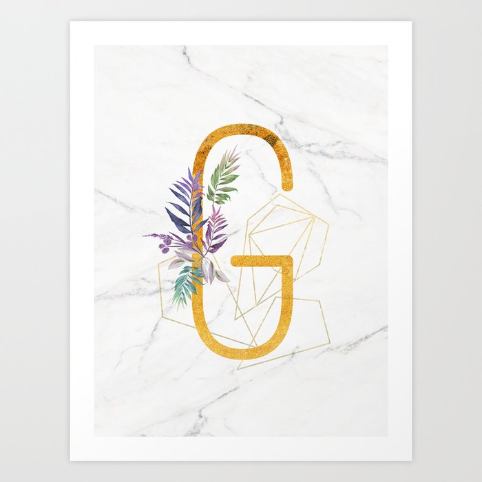 Modern Glamorous Personalized Gold Initial Letter G Custom Initial Name Monogram Gold Alphabet Prin Art Print By Aba2life Society6 Letter g, lettering g, typography g. modern glamorous personalized gold initial letter g custom initial name monogram gold alphabet prin art print by aba2life