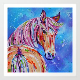 Cinnamon - Palamino Horse Art Art Print