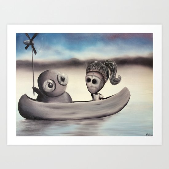 I Wanted to Take You On A Boat Ride But My Arms Are Too Nubbly to Row So I Invented This Art Print