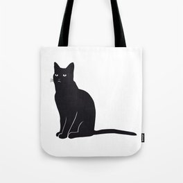 Black Cat Fabi Tote Bag