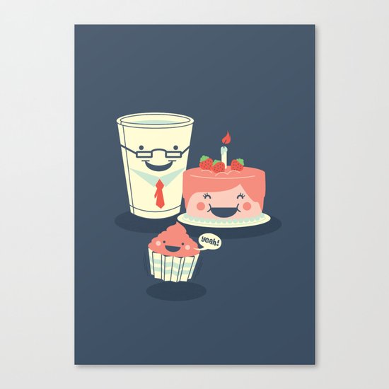 Oh! my sweet little cupcake. Canvas Print