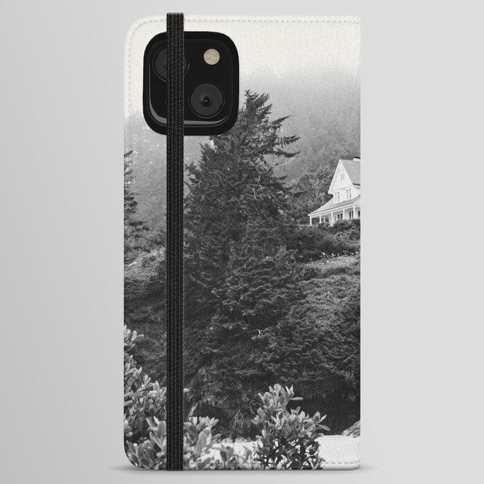 Foggy Day on the Oregon Coast iPhone Wallet Case