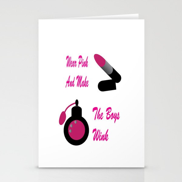 Wear Pink Stationery Cards