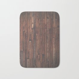 Cherry Stained Wood Barn Board Texture Bath Mat | Barn, Wood, Salvage, Weathered, Woodboards, Floorboards, Board, Barn Board, Floor, Stainedwood 