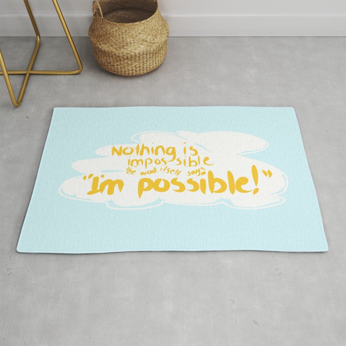 Everything Is Possible! Rug