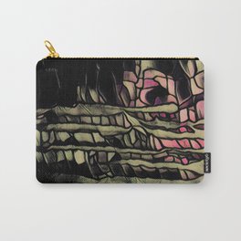 Pink and Green abstract ink and watercolour, 2018 Carry-All Pouch