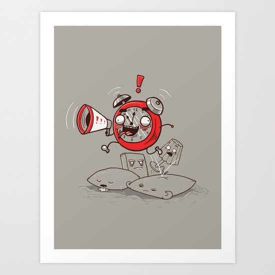 WAKE UP Art Print
