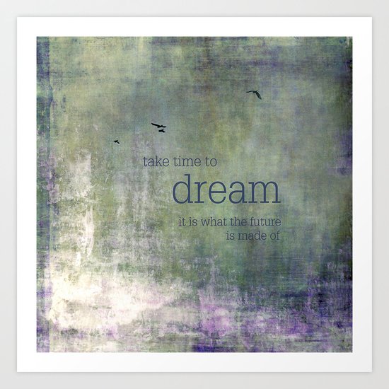 take time Art Print