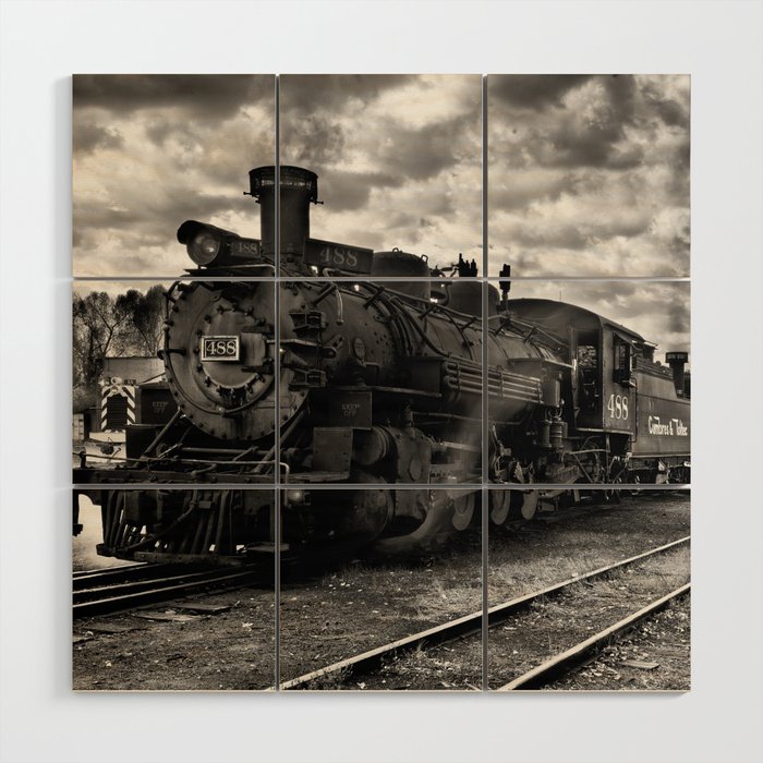 Steam Train, Cumbres & Toltec Railroad, New Mexico Wood Wall Art