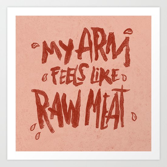 I Got a Tattoo Today Art Print