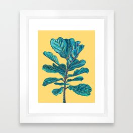 Fiddle Leaf Fig Framed Art Print