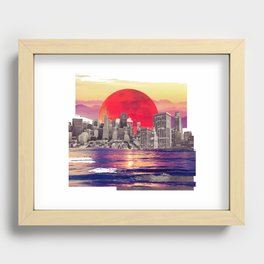 Cityscape Dreams Recessed Framed Print