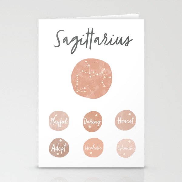 Sagittarius Stationery Cards