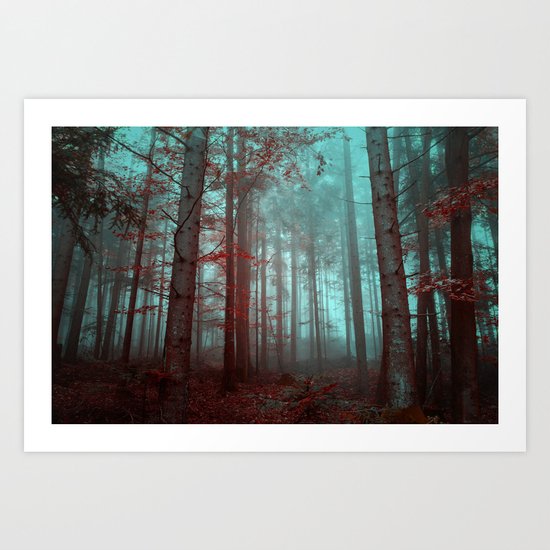 Mysterious Forest Art Print