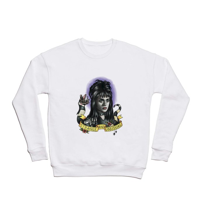Lydia Gothic Girl Strange and Unusual Crewneck Sweatshirt