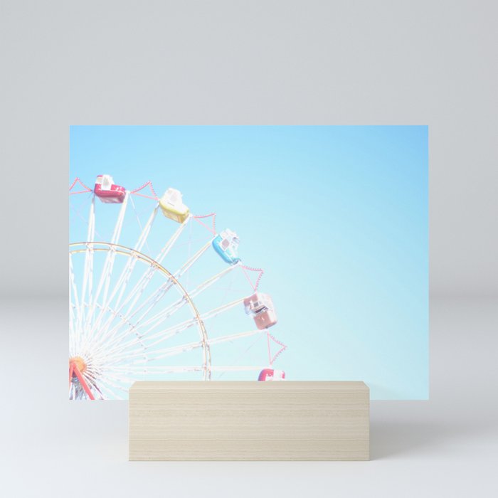 Fryeburg Fair Ferris Wheel Mini Art Print