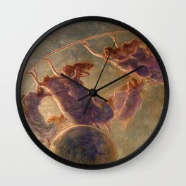  La danza delle Ore - Gaetano Previati Wall Clock