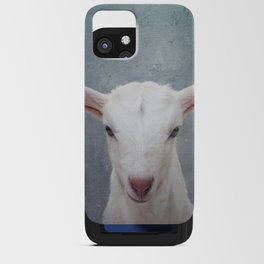 The Goat Who Stares At Men iPhone Card Case