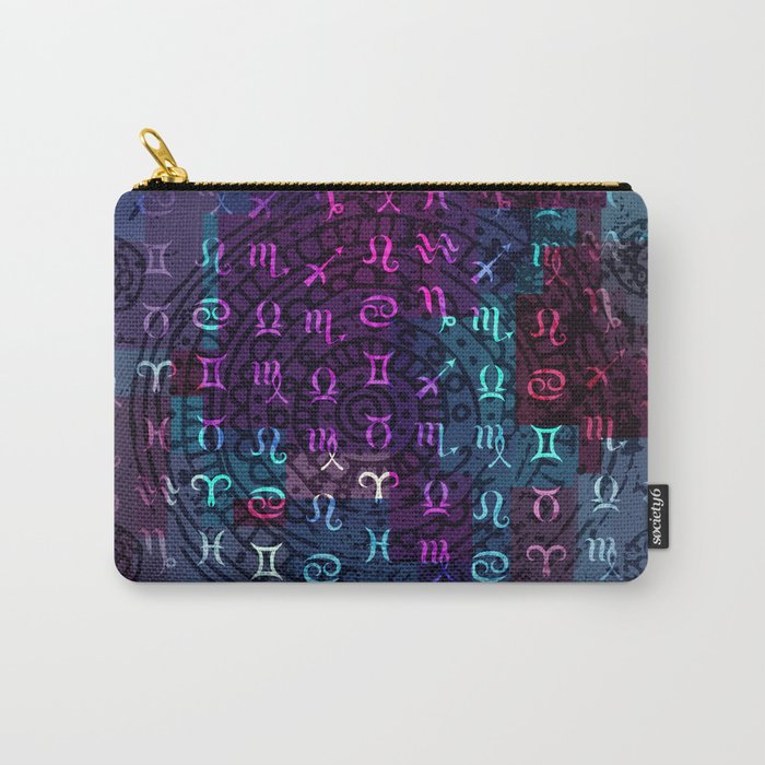 zodiac pattern Carry-All Pouch