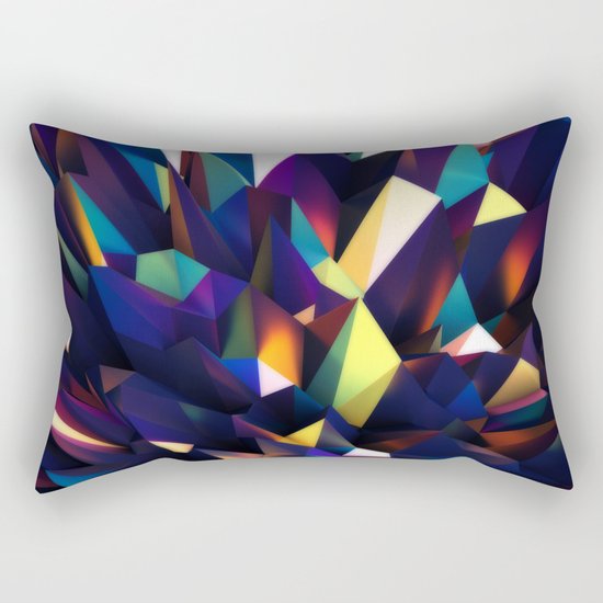 Low Iris Poly Rectangular Pillow