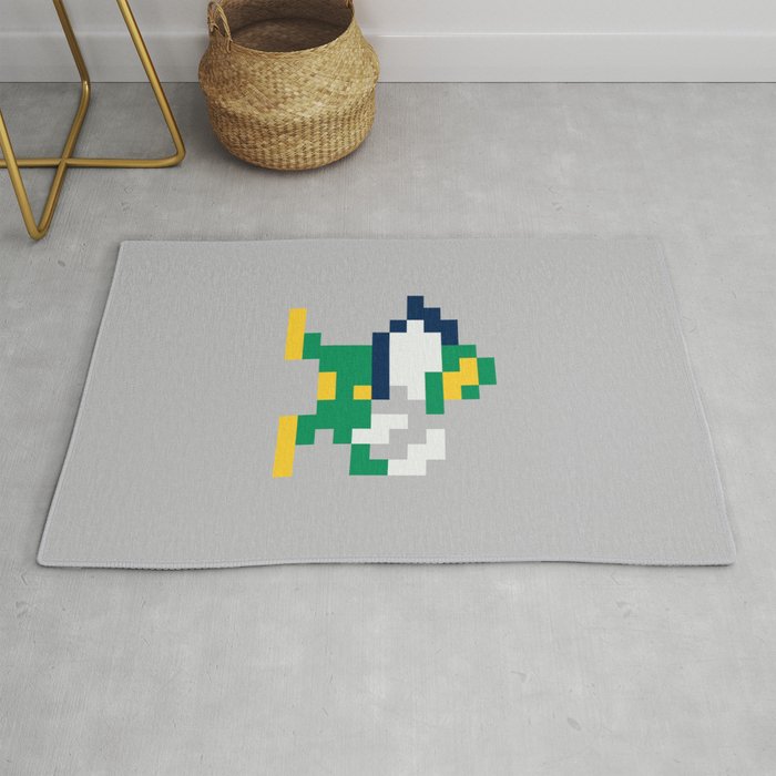 8bit Notre Dame Logo Rug By Garganimate