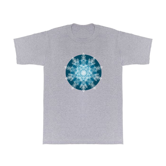 1 Blue Snowflake T Shirt