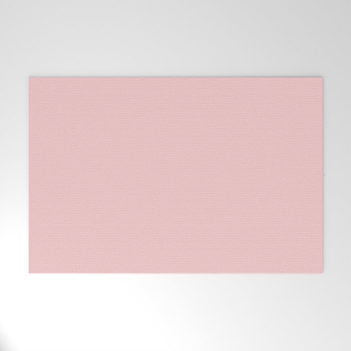 Rose Quartz Pink Welcome Mat