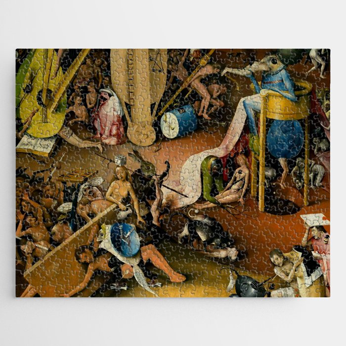 Hieronymus Bosch "The Garden of Earthly Delights" - Hell detail Jigsaw Puzzle