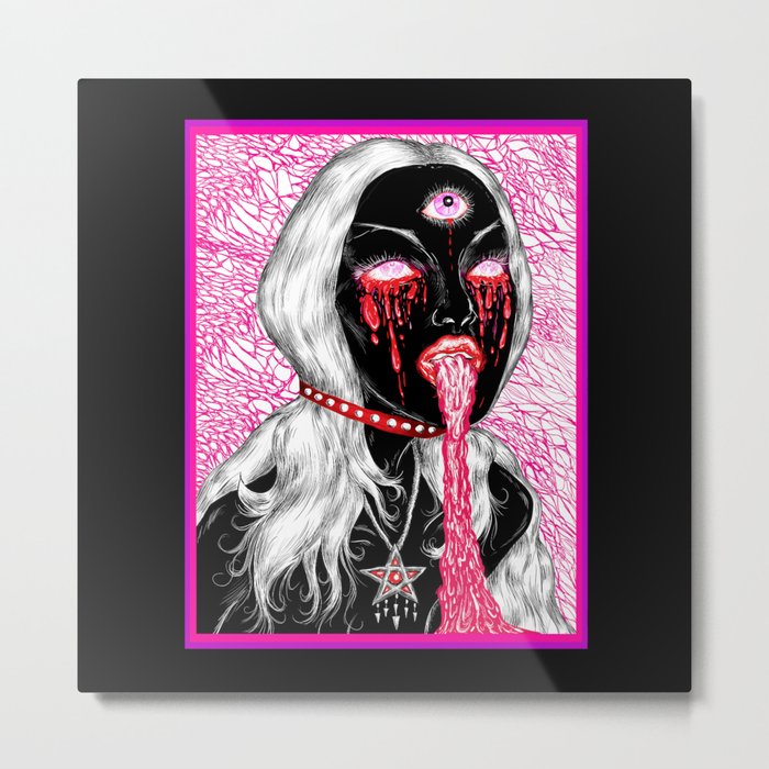 Veronica X Metal Print