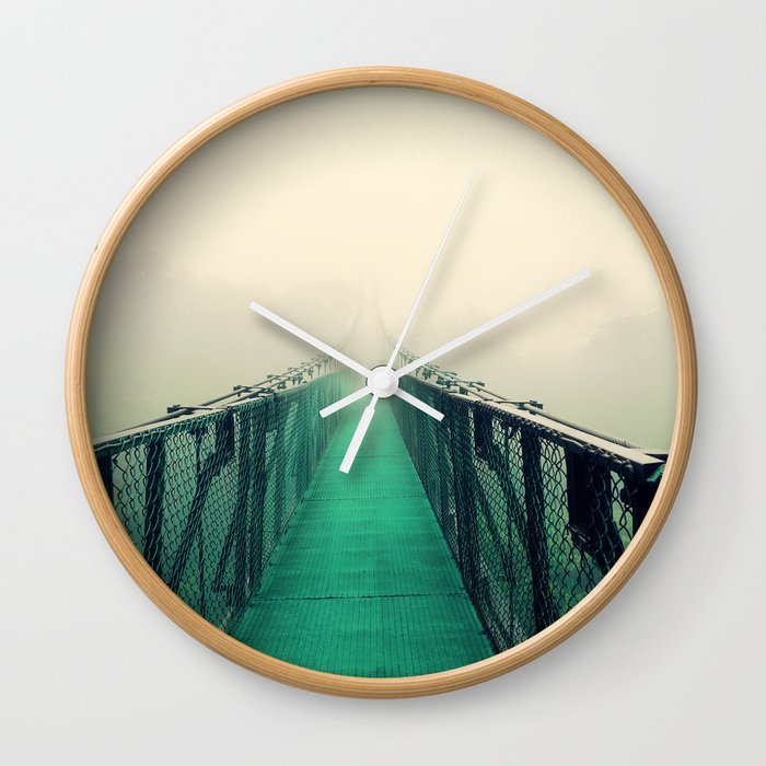 suspension bridge Wall Clock