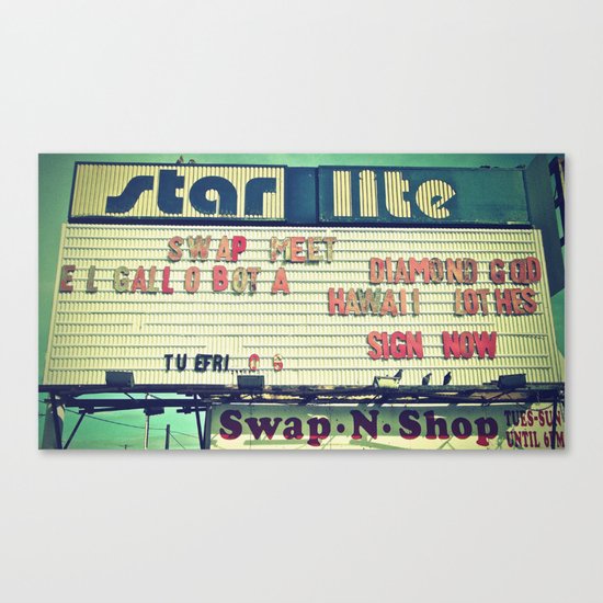 South Tacoma Swap Meet Canvas Print