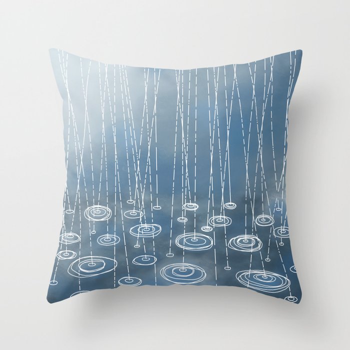 Another Rainy Day Throw Pillow