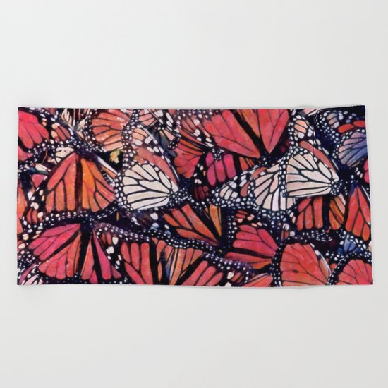 Monarch Butterflies II Beach Towel