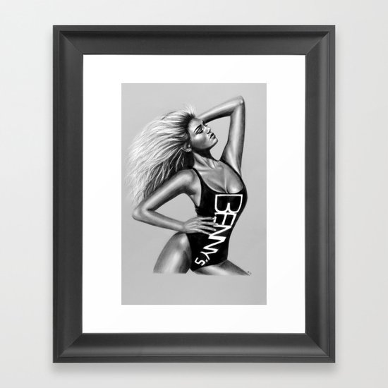 + IT MAY BE A GLAMOUR LIFE + Framed Art Print