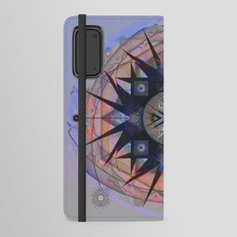 Peace and Passion Cosmic Meditation Mandala Sacred Geometry Print Android Wallet Case