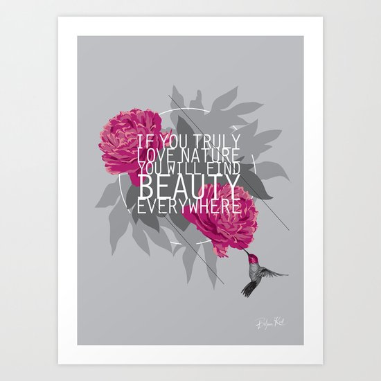 Finding Beauty Art Print
