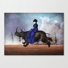 She went out into the field Canvas Print