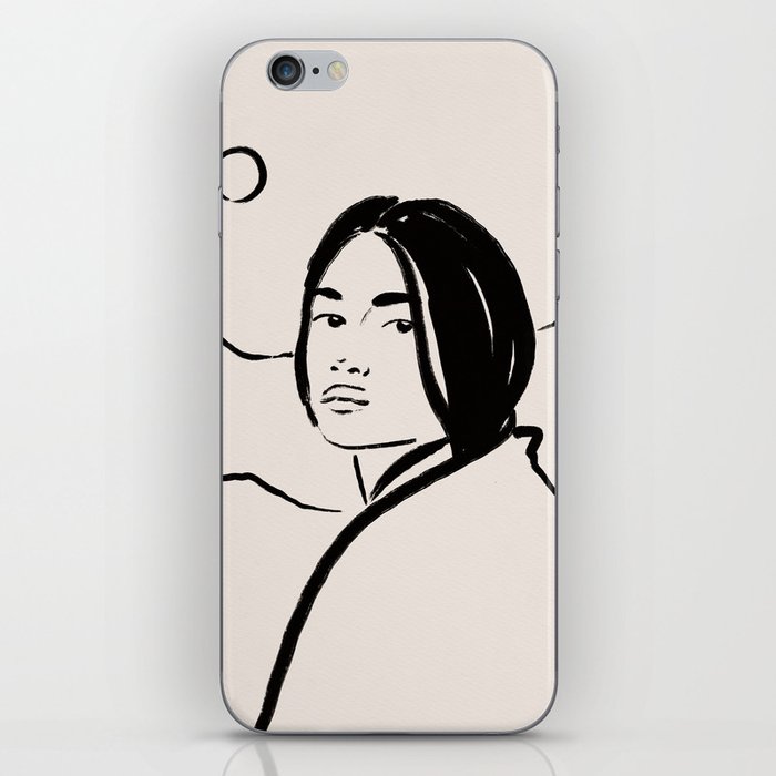 Women and Nature Portrait iPhone Skin