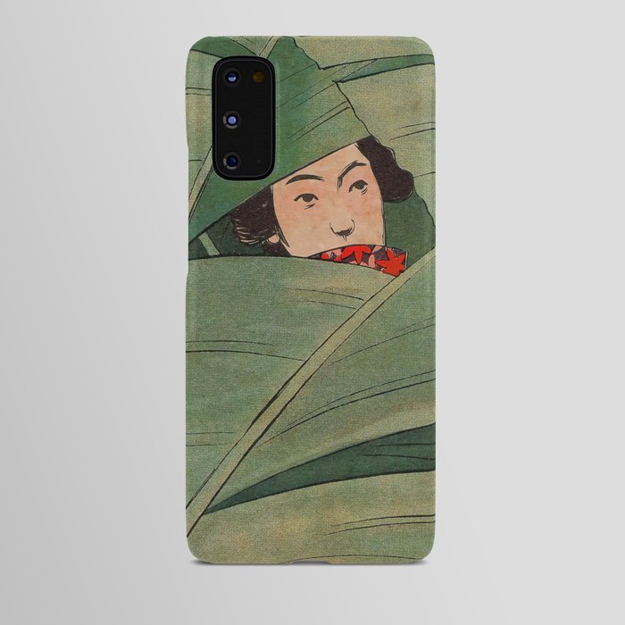Young Woman of the Banana Leaves (Basho musume) Android Case