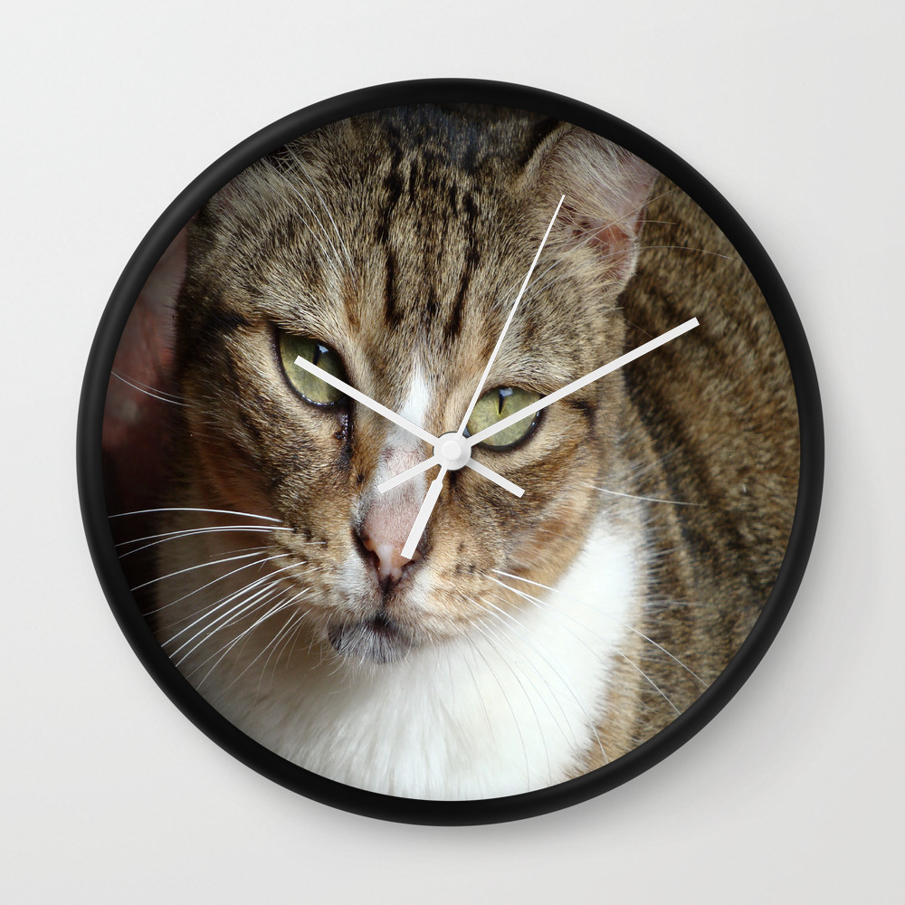 Maria Felix The Cat Wall Clock By Lennyfdzz Society6
