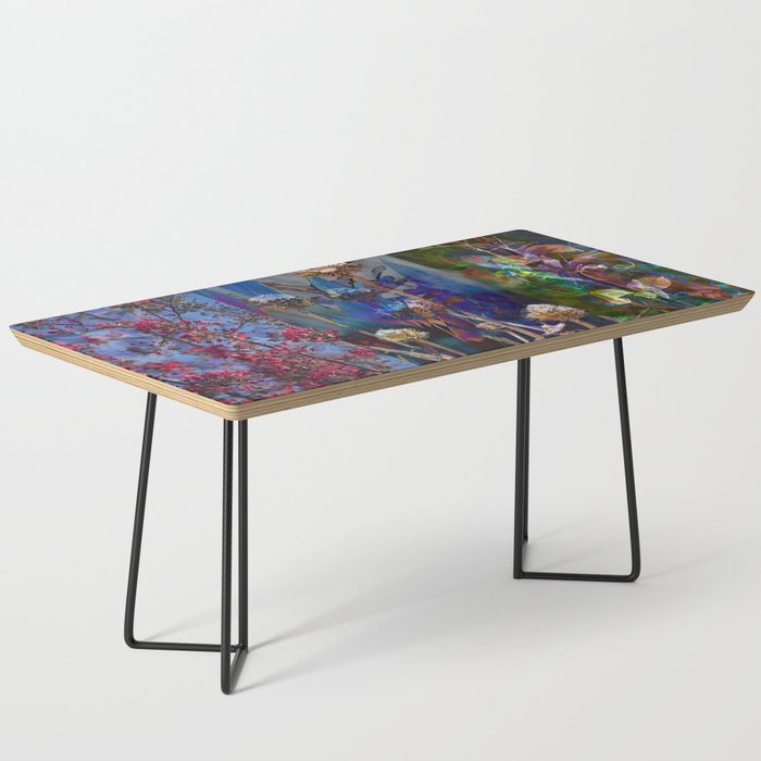 Spring Returns With Persephone Garden Collage Coffee Table