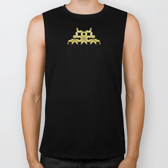 Golden Snow Biker Tank