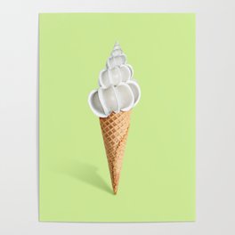 Shell ice cream Poster